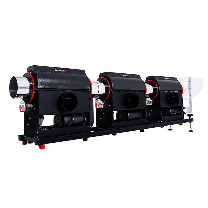 Centurion Pro Tabletop Triple Rail System for 3 Trimmers