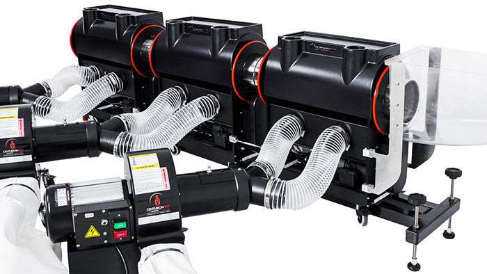 Centurion Pro Mini Triple Rail System for 3 Trimmers