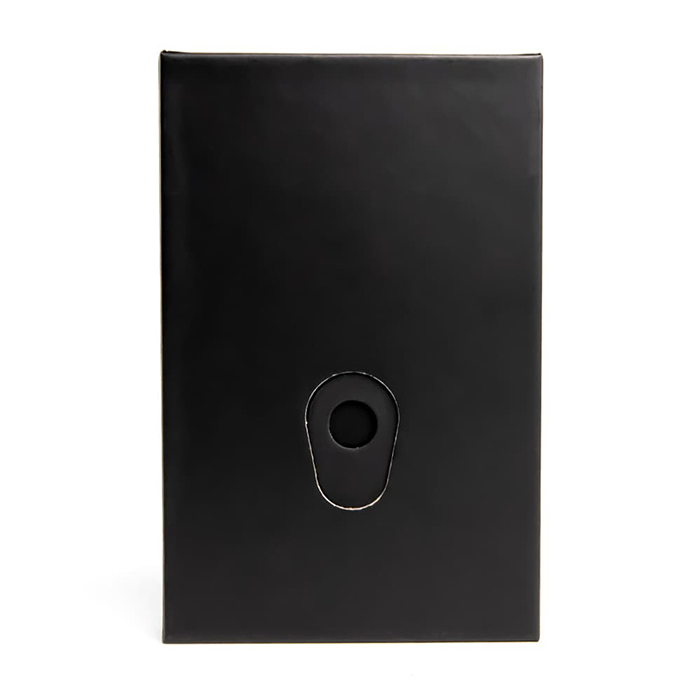 Custom Cones USA Child-Resistant Push Packs, Unbranded Black, Dividers for 10 70mm Pre-Rolls - Pack of 200