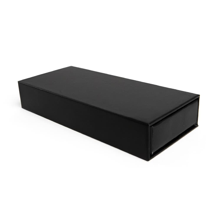 Custom Cones USA Child-Resistant Push Packs, Unbranded Black, Dividers for 3 109mm Pre-Rolls - Pack of 200