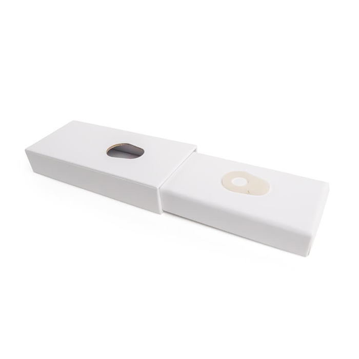 Custom Cones USA Child-Resistant Push Packs, Unbranded White, Dividers for 3 109 Pre-Rolls - Pack of 200