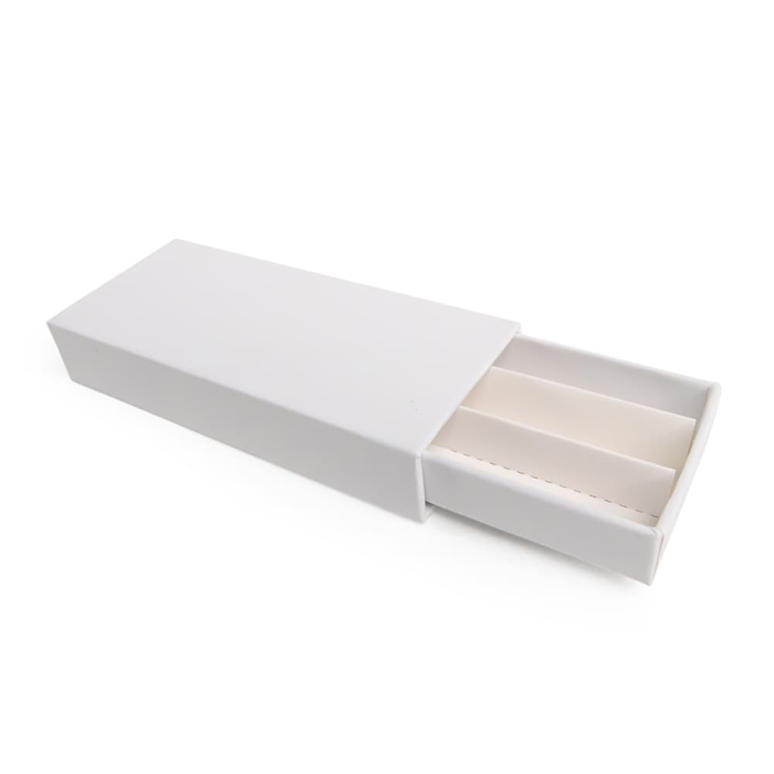 Custom Cones USA Child-Resistant Push Packs, Unbranded White, Dividers for 3 109 Pre-Rolls - Pack of 200