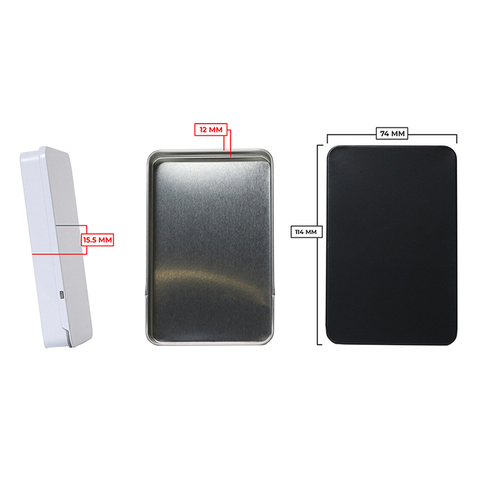 Custom Cones USA Child Resistant Slider Tins For Pre-Rolls