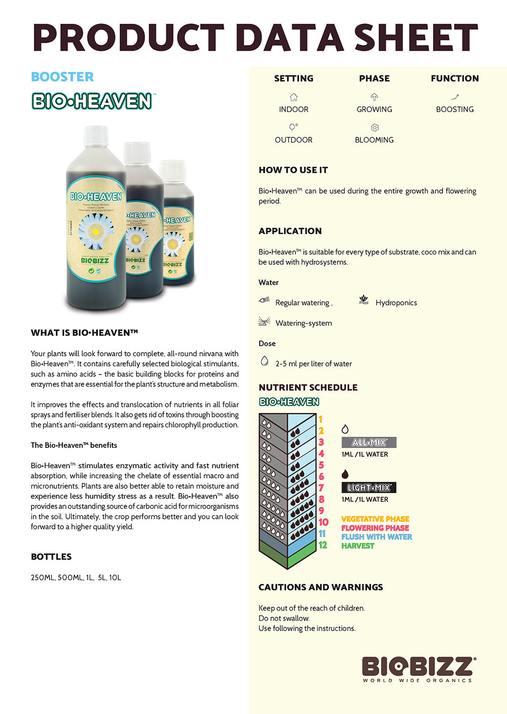 BioBizz Bio-Heaven, 20 Liter