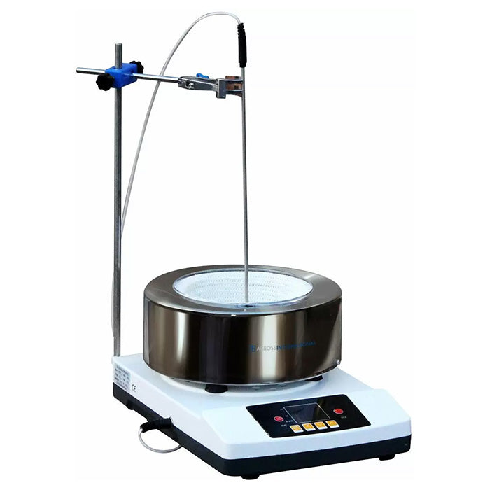 Across International DigiM 2L 300°C 1200 RPM PID Controlled Digital Heating Mantle - UL/CSA Certified, 220 Volt