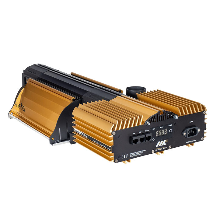 DimLux Expert Series MKII 1000 Watt Double Ended HPS/MH Grow Light Fixture with 2,000K Bulb, 277 Volt