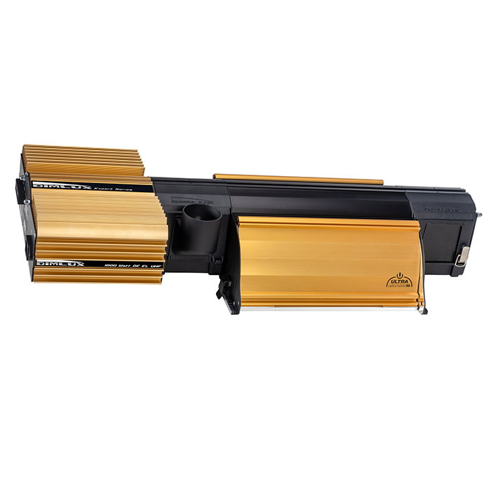 DimLux Expert Series MKII 1000 Watt Double Ended HPS/MH Grow Light Fixture with 2,000K Bulb, 277 Volt