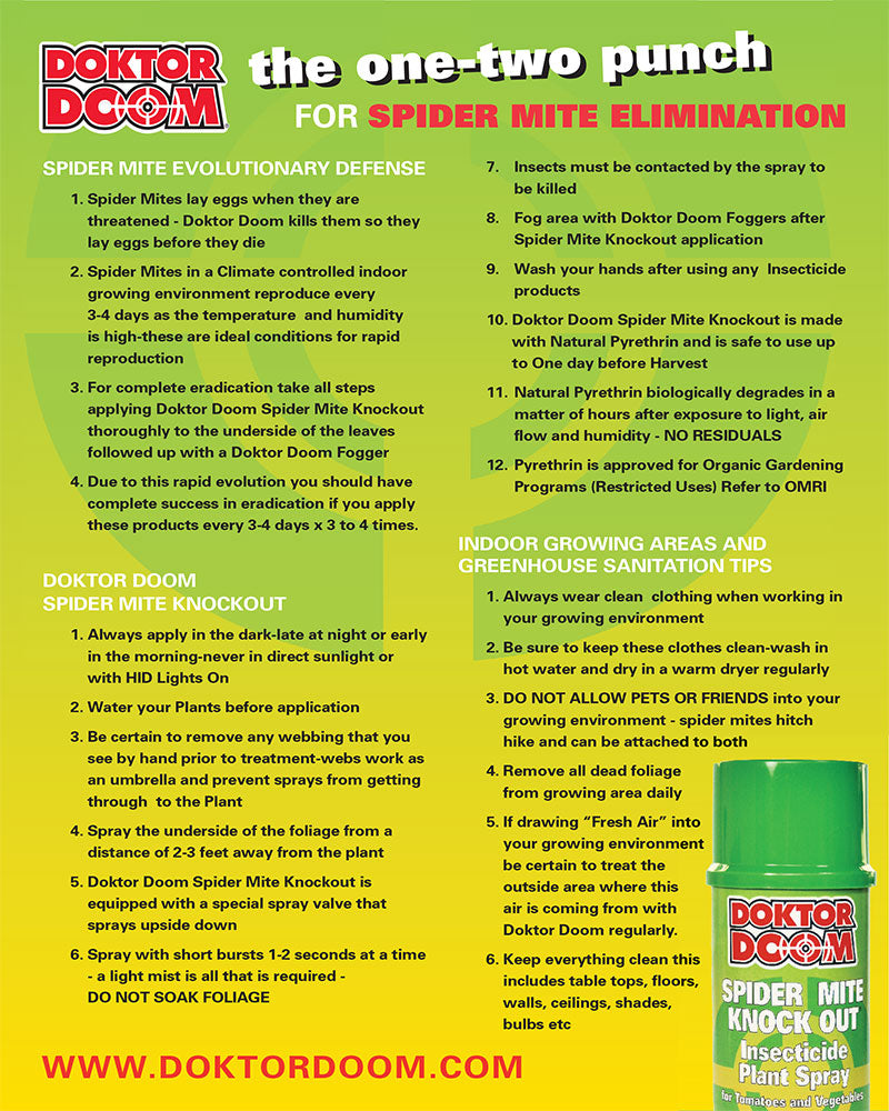 Doktor Doom Spider Mite Knock Out Ready-to-Use Miticide, 16 oz.