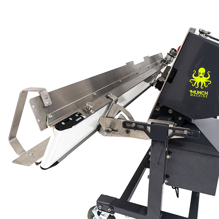 Munch Machine Integrated Conveyor for Double Bucker - Left Feed (Conveyor Only)