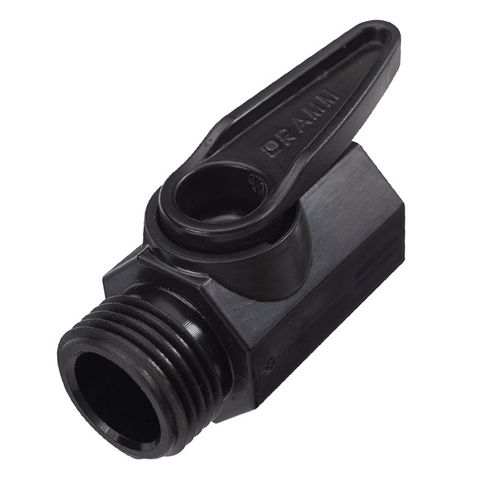 Dramm QAV Shut-Off Valve Black