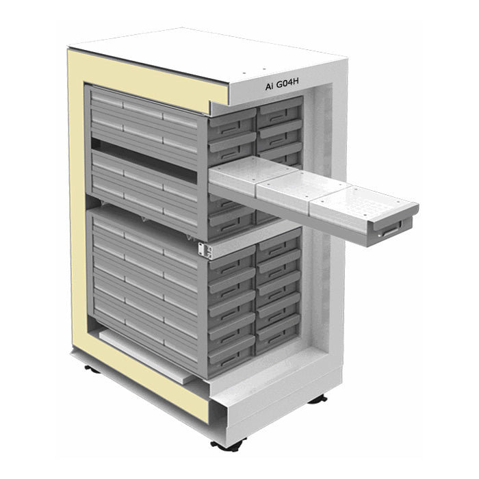 Across International Storage Drawers for G04h Freezer, 6000 Vials Max.