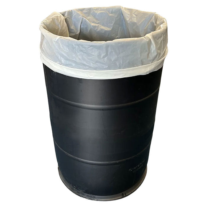 454 Bags BioPlastic Drum Liner, 55 Gallon 36 Inch x 54 Inch, Clear - Pack of 30