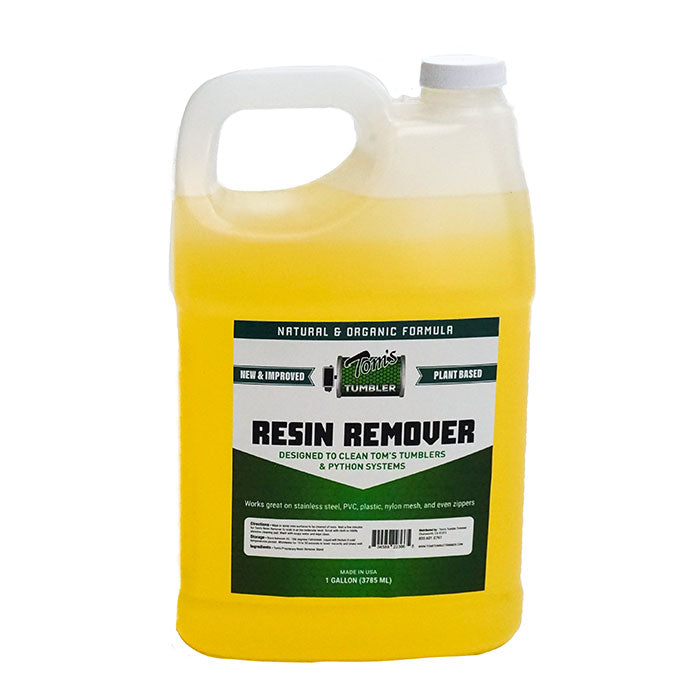 Toms Tumbler Resin Remover