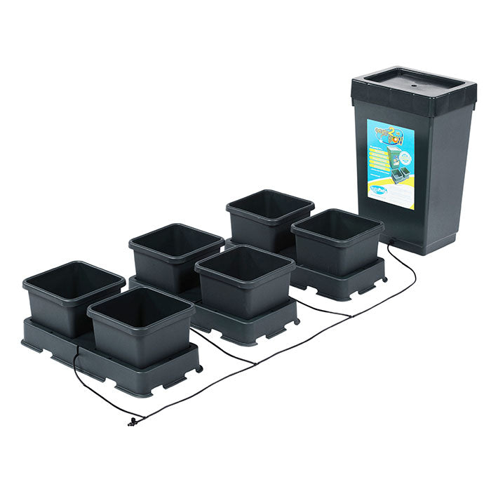 Autopot easy2Grow 6 Site Watering System with 3.9 Gallon Pots, 12.4 Gallon Reservoir