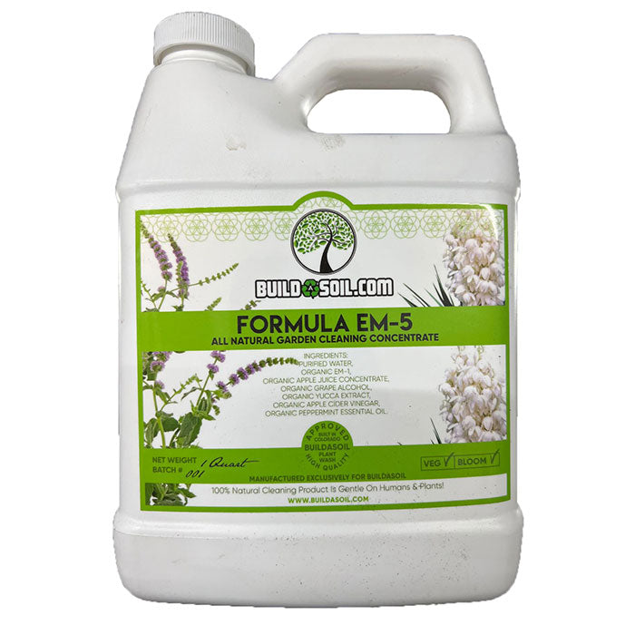 BuildASoil EM-5 All Natural Garden Cleaning Concentrate