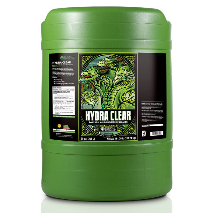 Emerald Harvest Hydra Clear Multi-Enzyme Line Cleaner, 15 Gallon