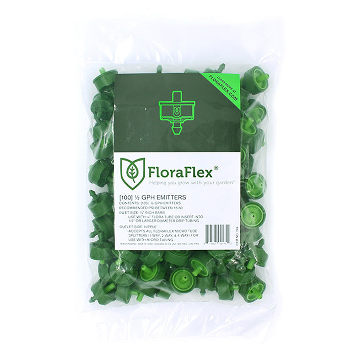 FloraFlex Micro Drip Emitter, 1/2 GPH