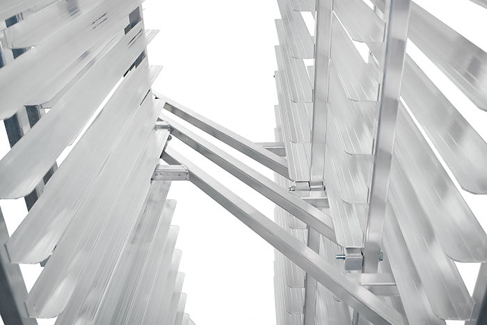 Twister Stainless Steel Nesting Drying Rack System, 20 Trays