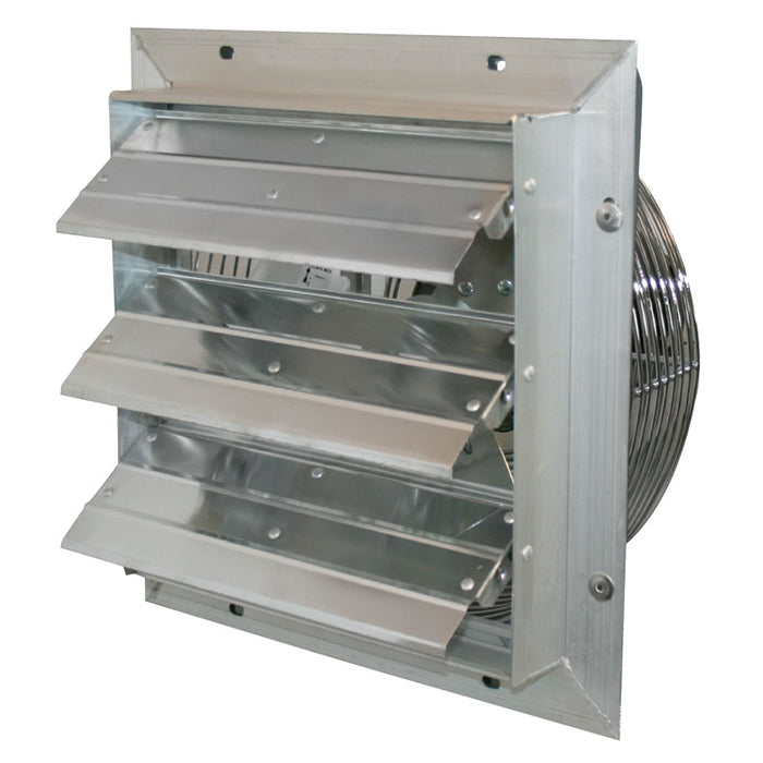 J&D Manufacturing ES Series Shutter Exhaust Fan with no Cord, 16" - 1/10 HP