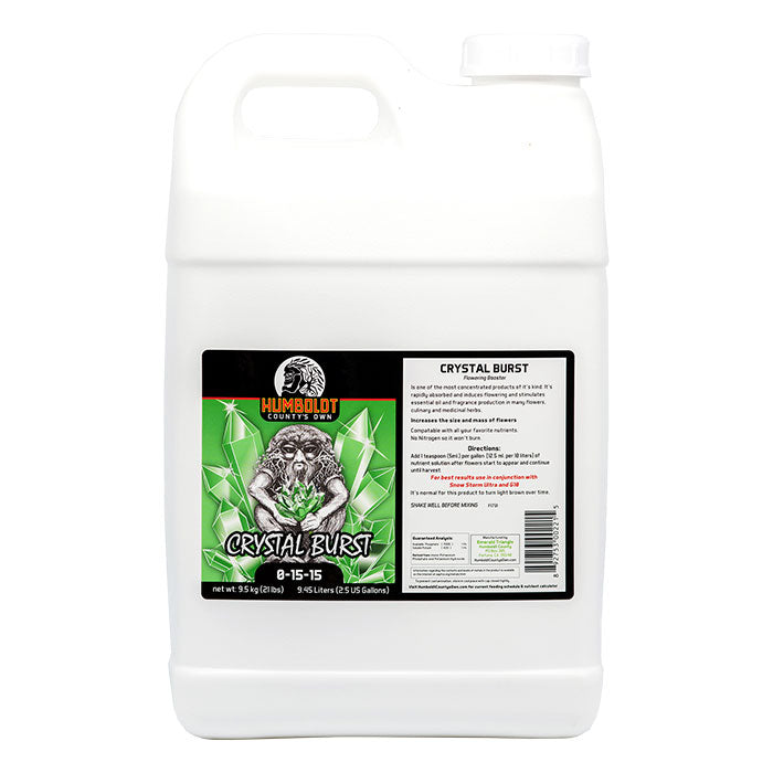 Humboldt County's Own Crystal Burst, 2.5 Gallon