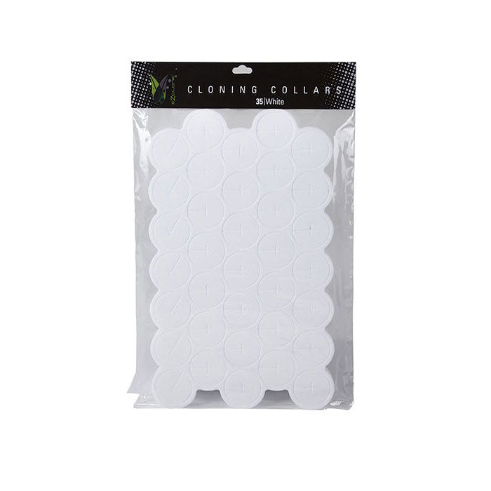 EZ Clone White Cloning Collars, Pack of 35