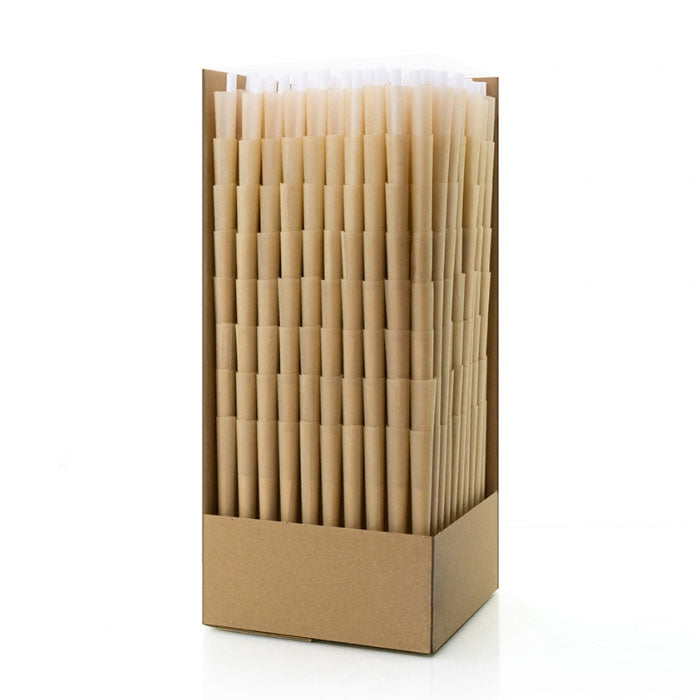 Futurola Fatboy Size 120/30 Dutch Brown Pre-Rolled Cone with Futurola Tip - Case of 2688