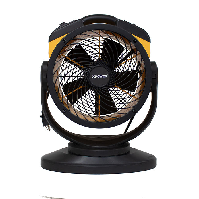 XPOWER FC-100S Oscillating Pro Air Circulator Utility Fan, 11 Inch