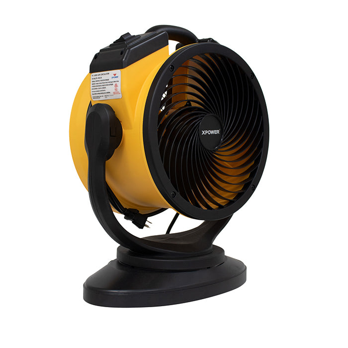 XPOWER FC-100S Oscillating Pro Air Circulator Utility Fan, 11 Inch
