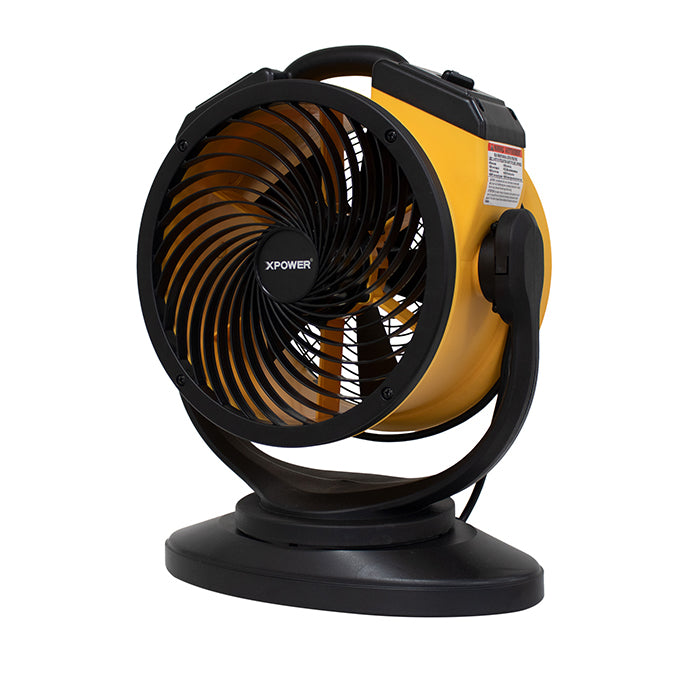 XPOWER FC-100S Oscillating Pro Air Circulator Utility Fan, 11 Inch