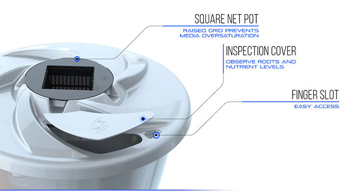 Alien Hydroponics V-System 9 Pot RDWC Hydroponic System