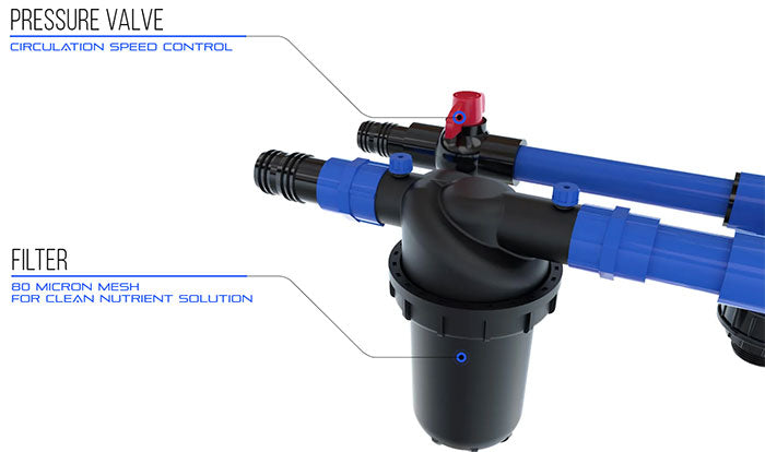 Alien Hydroponics V-System 16 Pot RDWC Hydroponic System