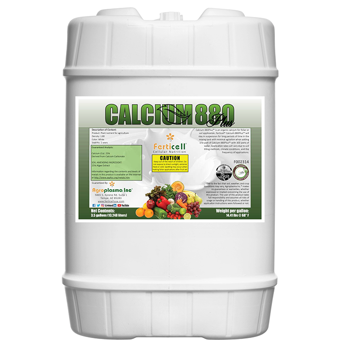 Ferticell Organic Calcium 880 Plus, 275 Gallon
