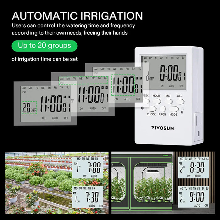 Vivosun FlexFeed Automatic All-In-One Drip Irrigation Kit