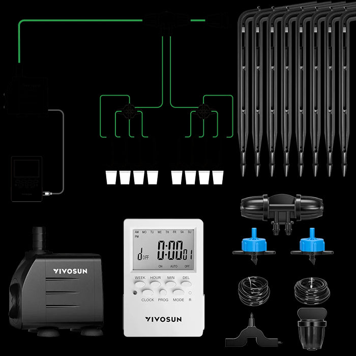 Vivosun FlexFeed Automatic All-In-One Drip Irrigation Kit