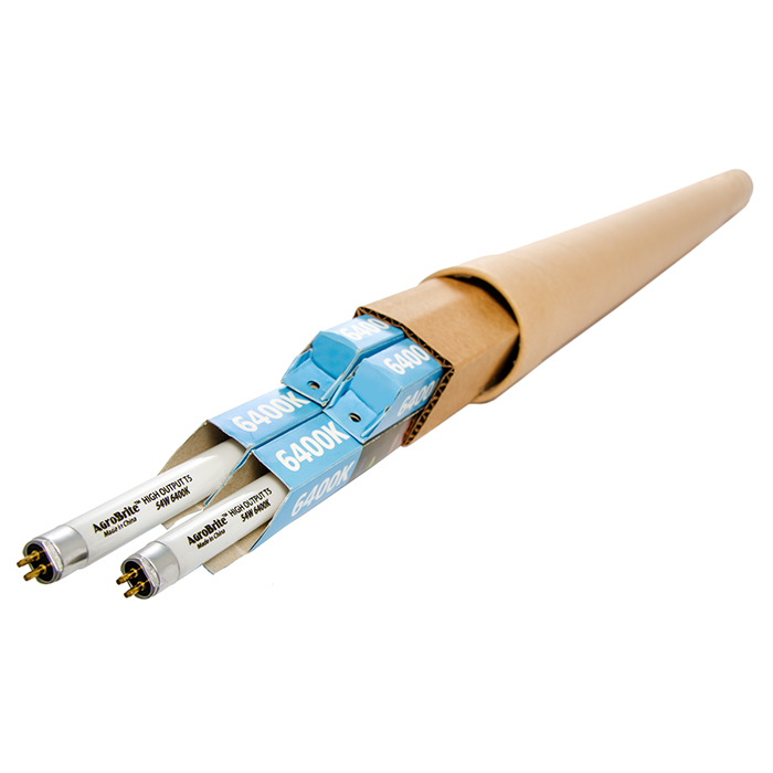 Agrobrite 24 Watt T5 Replacement Bulb, 2 Foot - 6,400K, Case of 4