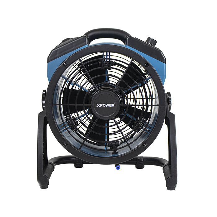XPOWER FM-65B Battery Powered Misting Fan, 900 CFM