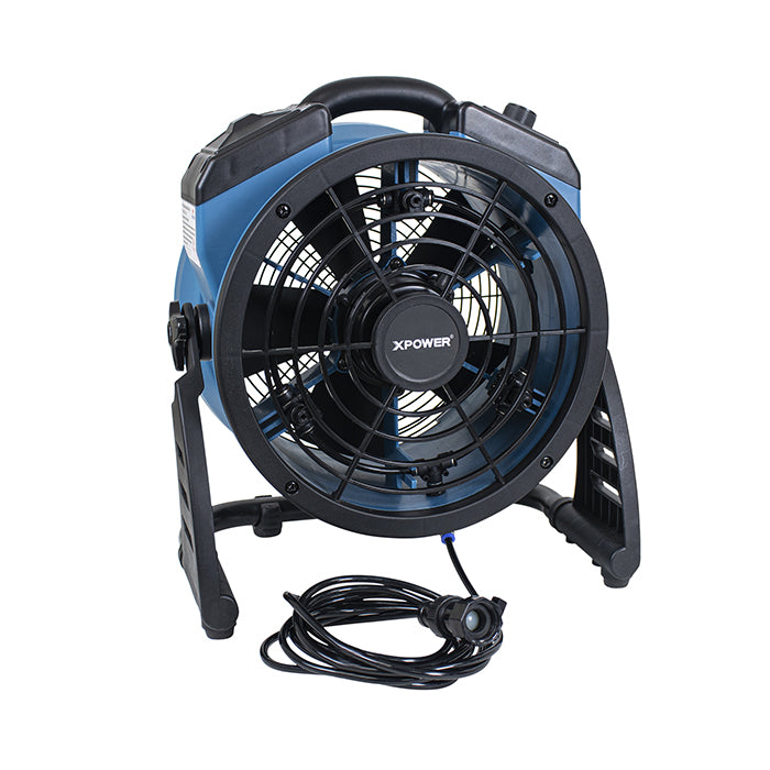 XPOWER FM-65B Battery Powered Misting Fan, 900 CFM