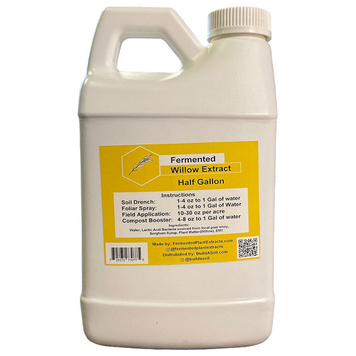 Fermented Plant Extracts Farm Crafted Willow Ferment, 1/2 Gallon