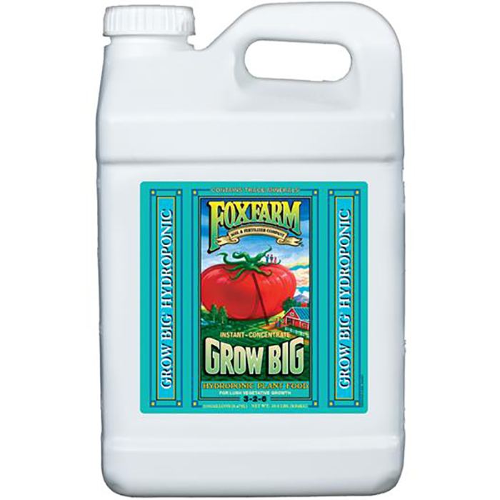 Fox Farm Grow Big Hydro Liquid Concentrate, 2.5 Gallon