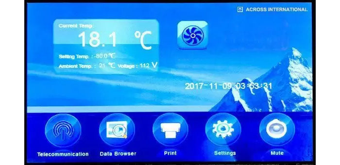 Across International Glacier 21 CF -86°C Ultra-Low Chest Freezer, 220 Volt