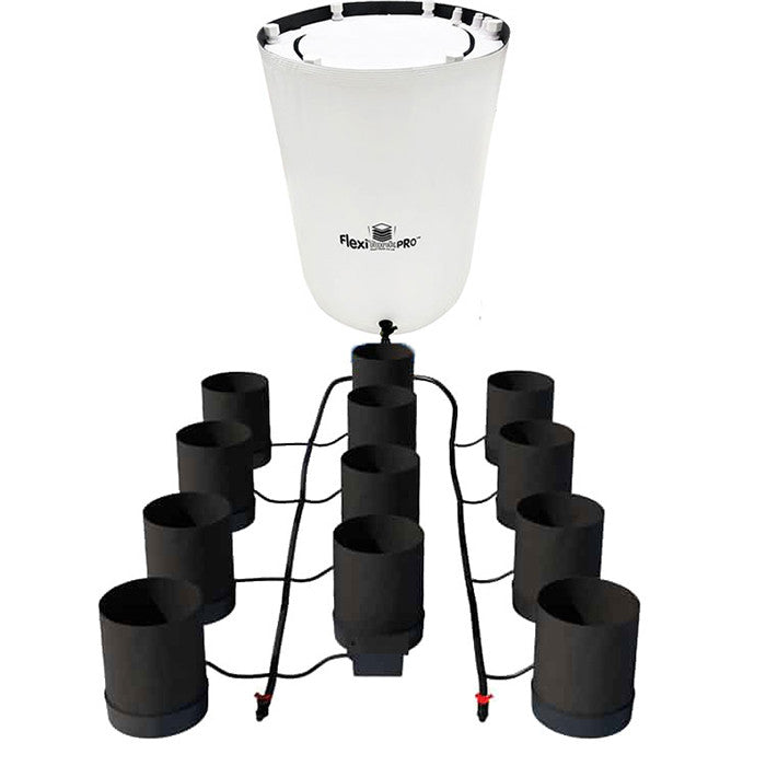 AutoPot 12 Pot GeoPot Watering System with 3 Gallon GeoPots, 60 Gallon Pro FlexiTank