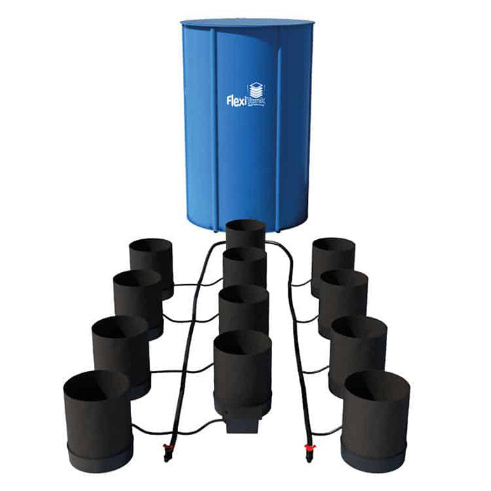 AutoPot 12 Pot GeoPot Watering System with 5 Gallon GeoPots, 60 Gallon FlexiTank