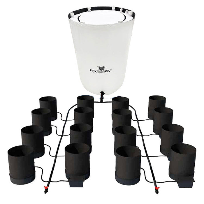 AutoPot 16 Pot GeoPot Watering System with 5 Gallon GeoPots, 60 Gallon Pro FlexiTank