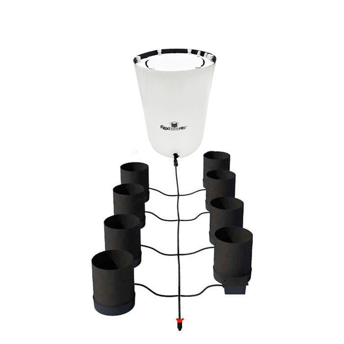 AutoPot 8 Pot GeoPot Watering System with 3 Gallon GeoPots, 25 Gallon Pro FlexiTank