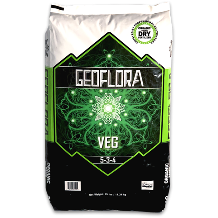 GeoFlora Veg Organic Dry Fertilizer - 25 lb.