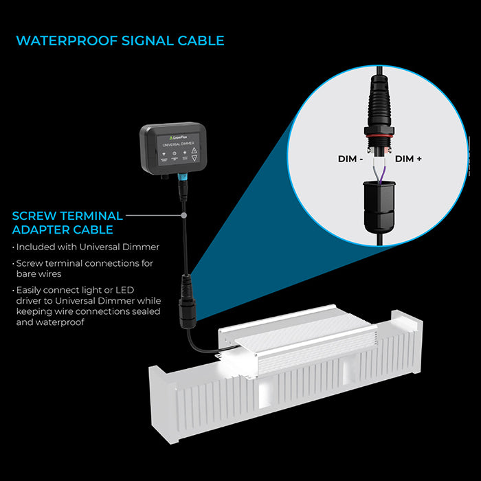 GrowFlux Photobio Dimmer Kit With Universal Dimmer & Photo Loc Adapter