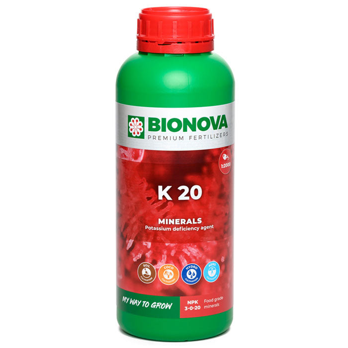 Bionova K 20 Potassium Mineral Additive, 1 Liter