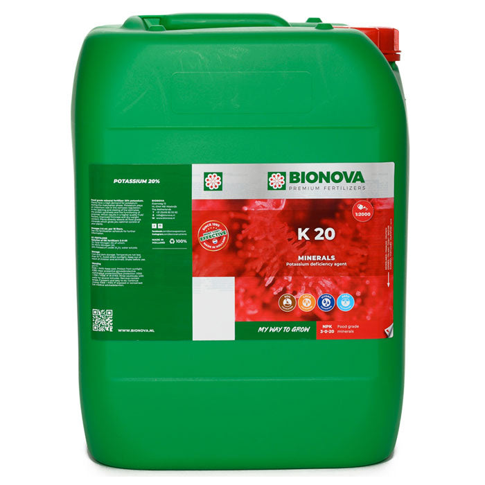 Bionova K 20 Potassium Mineral Additive, 20 Liter