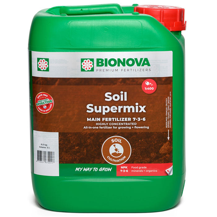 Bionova Soil Supermix Fertilizer, 5 Liter