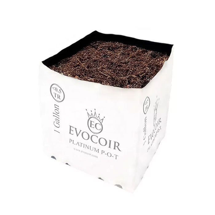 Evocoir Platinum 70/30 Treated Coco Blend Open Top Plastic Grow Bag
